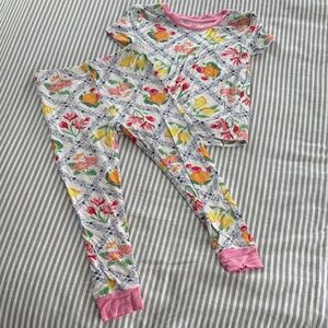 Colorful Floral Pajama Set